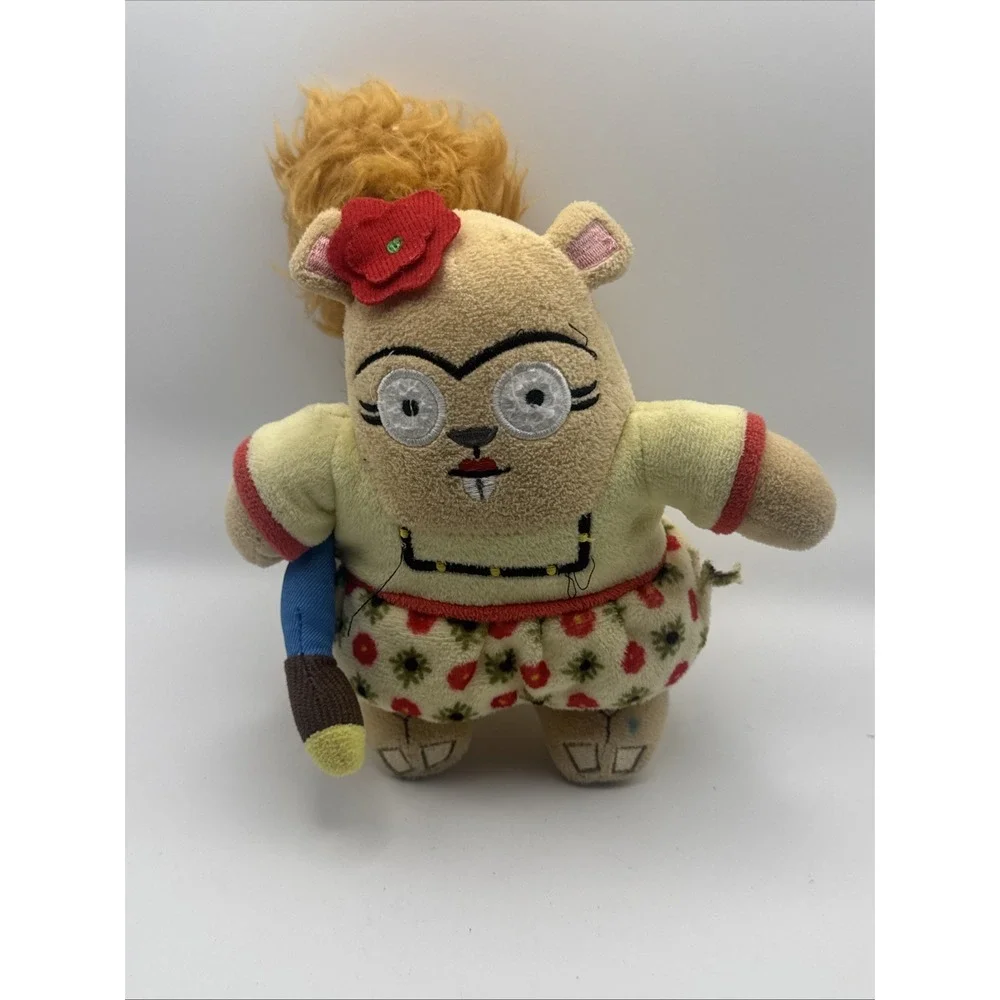 Furry Frida The Squirrel Bark Box Dog Toy Academy of Fine Arfs Size M Dog Toy